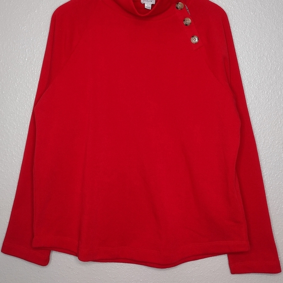 NWT J. Crew Holiday Pullover Long Sleeve Cowlneck Sweater Size L - Picture 4 of 14